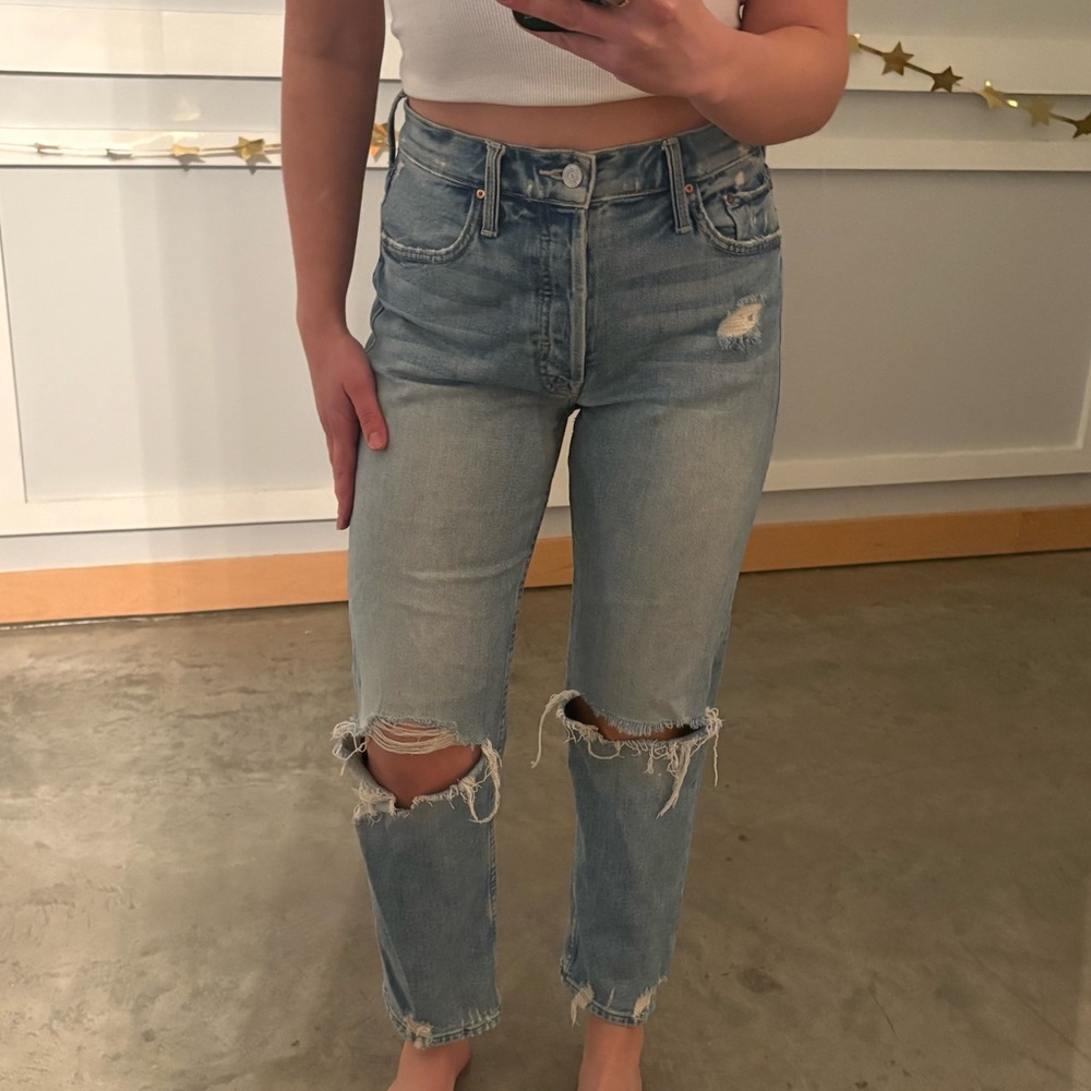 MOTHER Light Blue Denim